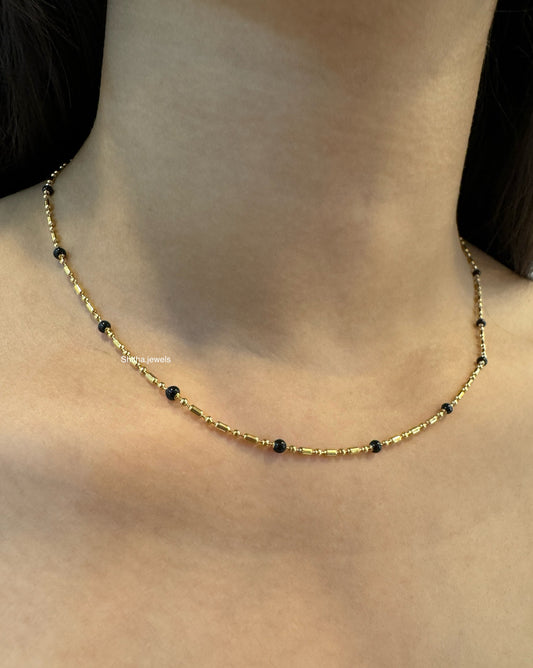 Gold Bead Necklace