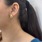 Mini Chunky Drop Earrings ( Gold)