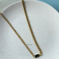 Vintage Mixed Green Emerald Necklace(Gold)