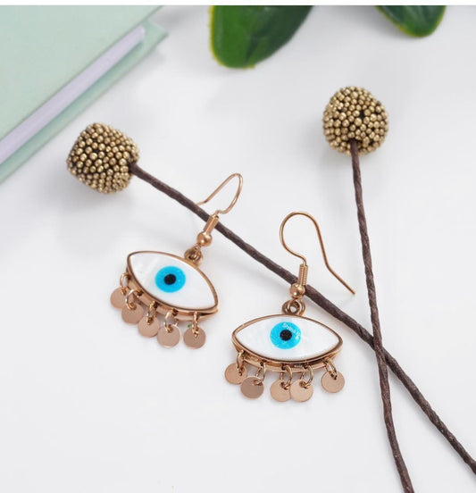 Flirty Evil Eye Earrings