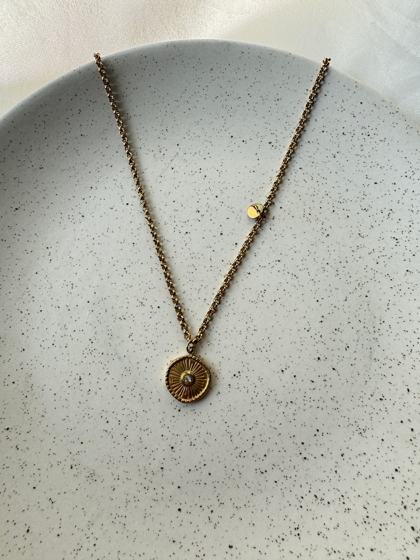 The Sun Gold Coin Necklace