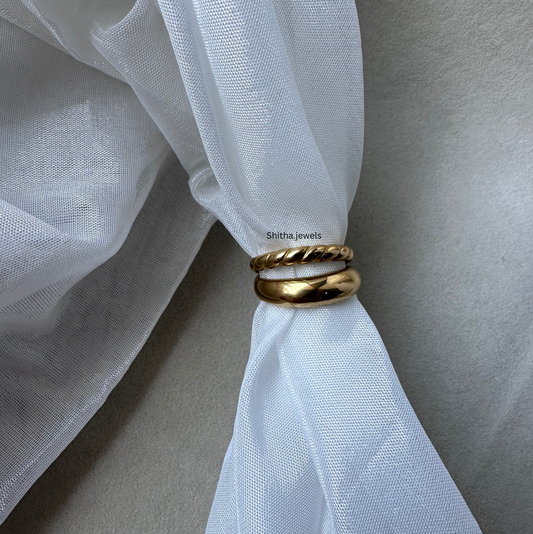 Chunky Gold Vintage Ring