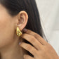 Chunky Drop Earring (Gold)