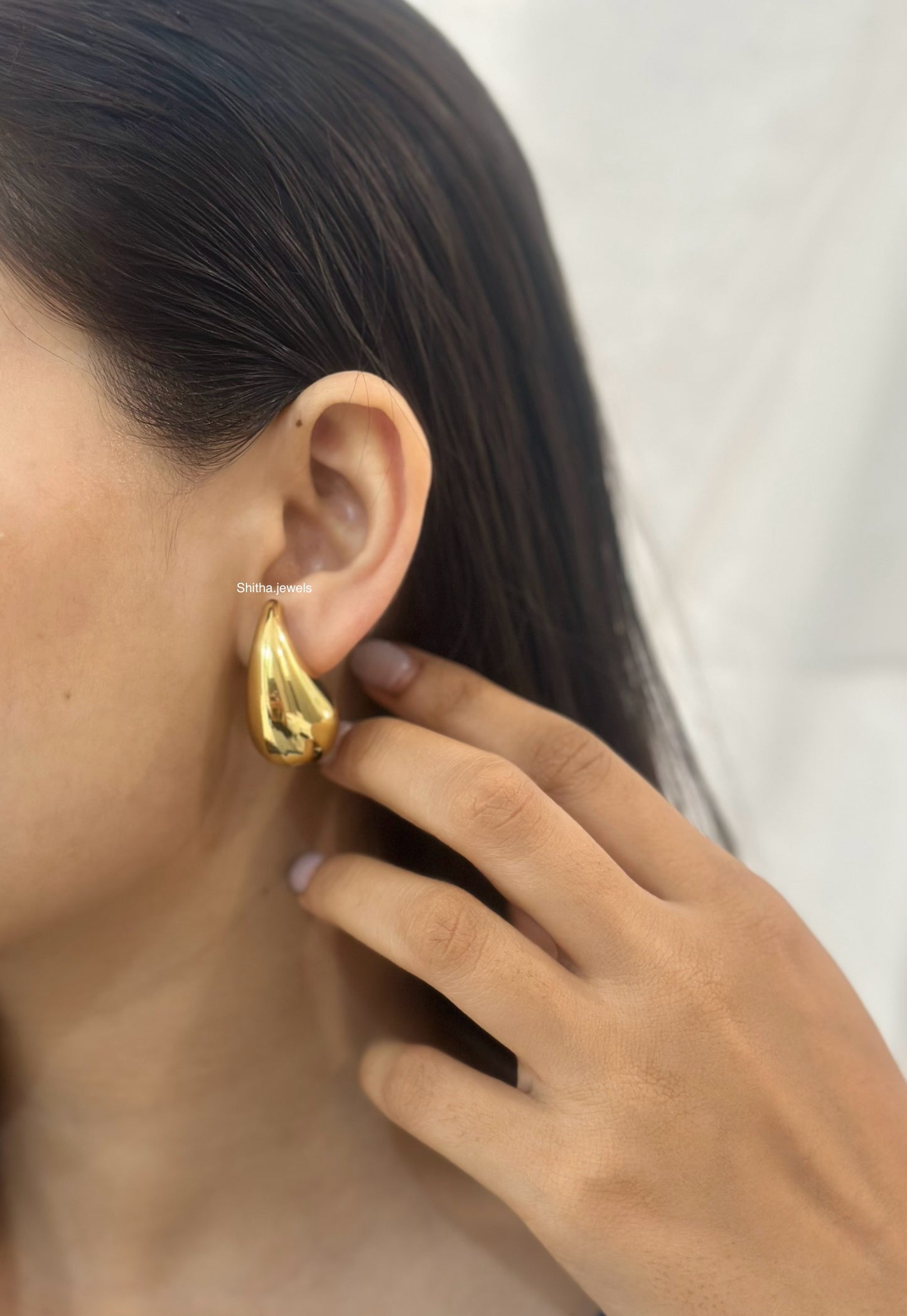 Chunky Drop Earring (Gold)