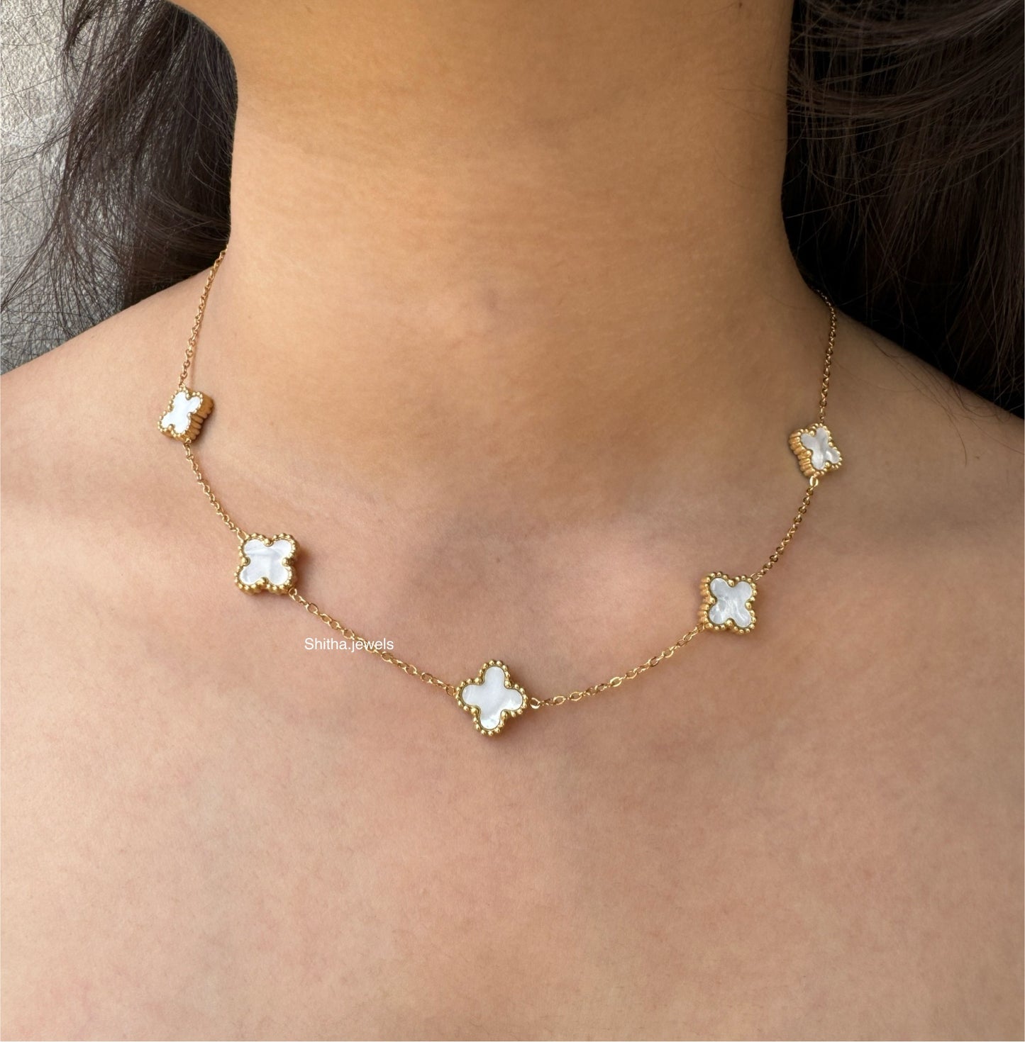 Vintage Clover Necklace